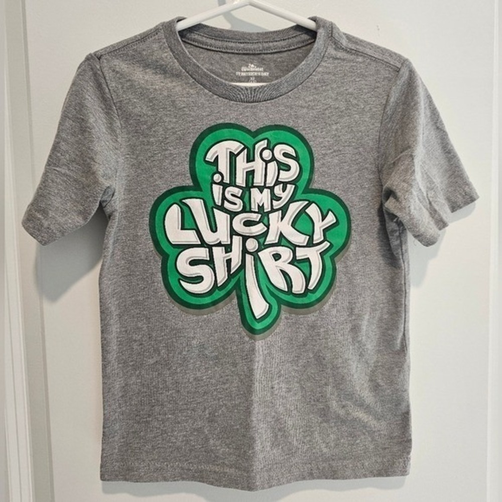 Kid's sz XS 4-5 Celebrate St Patricks Day This Is My Lucky Shirt Irish Spring